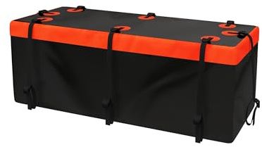 Signstek Gancio di traino Soft Shell bagagliaio posteriore pieghevole e impermeabile: 612 litri | Dimensioni