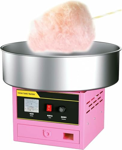 HOTAPEPU Macchina elettrica Professionale per Zucchero Filato - Macchina Commerciale per Zucchero Filato da 1200 W per Feste di Compleanno~/