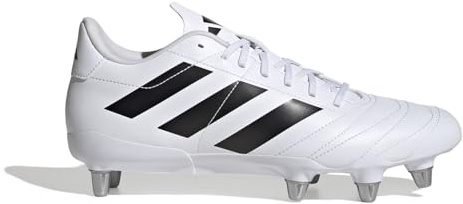 adidas Bottes de rugby Kakari pour homme, blanc/noir, 46 EU