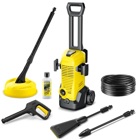 Kärcher high-pressure washer K 3 eco!Booster Home, pressure: max. 120 bar, flow rate: 380 l/h, area: 25 m²/h, weight: 4.5 kg, high-pressure gun, high-pressure hose, eco!Booster, dirt blaster, Home Kit