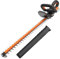 WORX WG260E.9 Akku Heckenschere 20V, Elektro Heckenschere mit Dual Schnittklingen für gleichmäßige Schnitte, inkl. Schutzköcher, Heckenschere ohne Akku & Ladestation