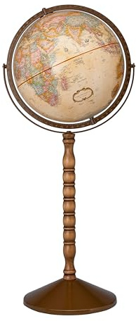 Replogle Treasury 12 Floor and Desktop Geographic Convertible Globe (Antique)