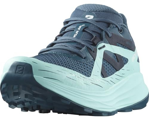 Salomon Ultra Flow Gore Tex Damen Trail-Laufschuhe, Outdoor-bereit, Dämpfung von der Straße bis auf die Trails, Gemischtes Gelände, Deep Dive, 37 1/3