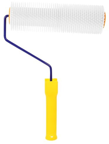 Lurrose Rodillo De Mortero Antiespumante Autonivelante Mango Ergonómico Uso Seguro