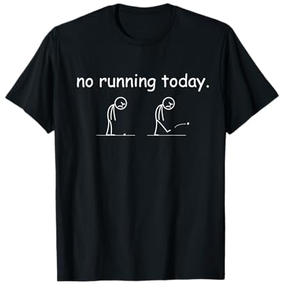 Pas de Course Aujourd'hui marathonien drôle, athlète, Hommes, Femmes T-Shirt