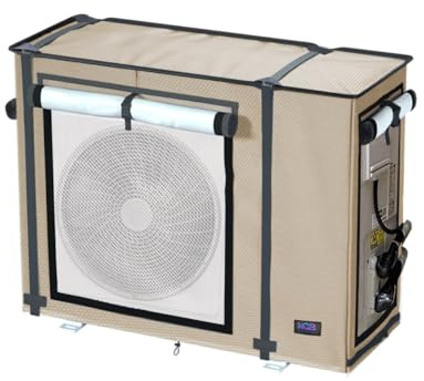 NGB Mini Split Cover for Air Conditioner Outdoor Unit,35.4 L x15.4 W x27.5H for Ductless Air Conditioning Protected Operation Universal for Mini Split Condenser HVAC Units All Seasons.