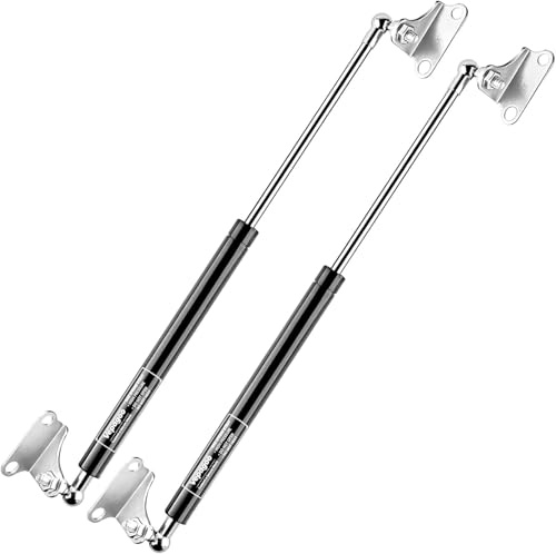 Vepagoo Gasdruckfeder 500MM 45N/4.5KG, Universal regelbar Schwerlast L-Typ Gasdruckdämpfer Hydraulisch Gasfeder für Werkzeugkasten Wohnmobil - Schranktüren und andere individuelle Anwendungen, 2er