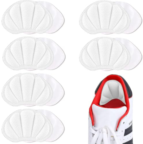 BDEPSTR 6 Paires Coussinets, Protection Chaussure Homme et Femme, Anti-ampoules, Protege Talon Chaussure, Antidérapant, pour l'arrière du Talon Trop Grande-E