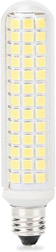 Bombillas Led E11, 13w Regulable (Equivalente A Halógeno De 130w) 134 Cuentas Led 1300lm 2835smd Bombilla Led Cor AC 220v para Luz De Araña, Haz De 360°, Cold White, 8 Pack
