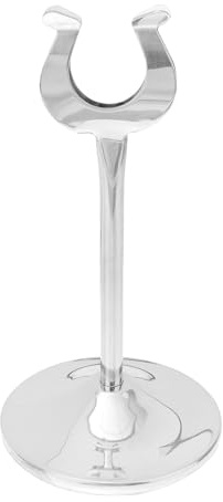 Genérico Portatarjetas de Mesa en Acero Inoxidable en Forma de U, Soporte para Tarjetas de Menú y Números, Base Antideslizante para Restaurantes, Banquetes y Eventos, Soporte Resistente
