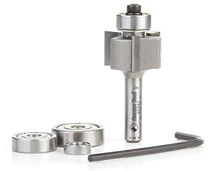 Amana Tool 49347 Multi-Rabbet Four Different Rabbet Depths 7/8 D x 1/2 CH x 1/4 Inch SHK Router Bit