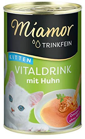 Miamor Trinkfein Vitaldrink Kitten mit Huhn | 24 x 135ml Katzensnack