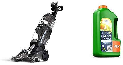 Vax ECB1SPV1 Platinum Power Max Carpet Cleaner, Black & New Ultra Plus Carpet Cleaning Solution for Pets, 1.5 Litre