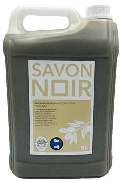 Savon Noir 100% Huile d'Olive 5 L - Pour Entretien Maison, Voiture, Terrasse, Contre Taches, Four - Méthode Traditionnelle de Marseille- La Compagnie du Bicarbonate.