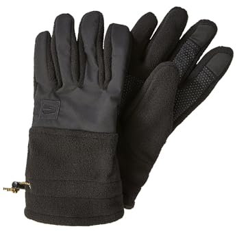 camel active Herren Sportlicher Fleecehandschuh mit Touchscreen Funktion Schwarz, menswear-XL