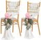 2 Stück Stuhl Deko Hochzeit, Braut und Bräutigam Holz Schilder für Sessel, Stuhlschilder Hochzeit mit 2 Juteseile für Jahrestag Deko Wand Foto Hochzeitsdekoration Requisiten