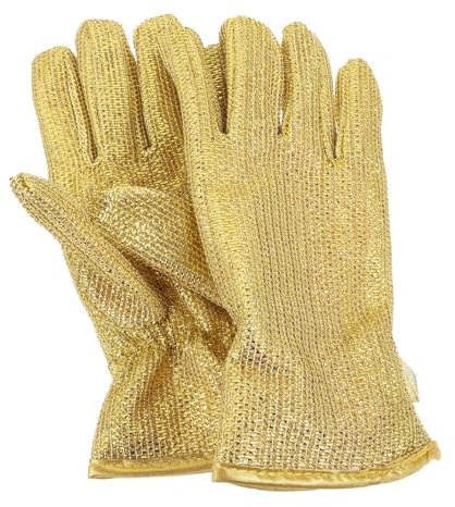 KOMBIUDA 1paar Küchenhandschuhe Aus Wasserdichtem Material Wiederverwendbare Geschirrspülhandschuhe Mit Flockfutter Bequem Und Warm Für Haushaltsreinigung Und Geschirrspülen