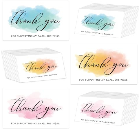 VPB 90 Unidad Basics Tarjetas de agradecimiento,Tarjetas interiores en blanco,Thank you cards small business