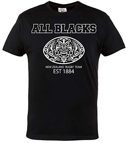 Homme Rugby All Blacks T-Shirt. Équipe Nationale Rugby de Nouvelle-Zélande. Casual Wear