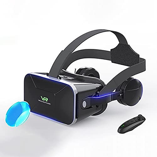 CYLZRCl Auriculares 3D VR, Gafas 3D VR Inmersión Espacial Tridimensional 360 ° Películas Regalo Niños Adultos Suave Cómodo Distancia Ajustable (Color : BLU Ray 2)