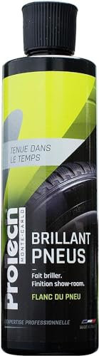 ProTech Monte-Carlo - Brillant Pneus Voiture - Entretien Pneus - Conserve l'aspect Neuf des Pneus - Redonne Brillance et Éclat - Finition Showroom - 200 ML (Modèle 1)