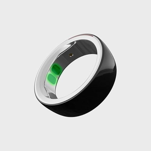 TECHMADE Smart Ring X Niah, Uppladdningsbar sömnövervakning, multifunktionell sportring för hälsa, pekfunktion för video/musikrullning och SOS Nödsamtal (11)