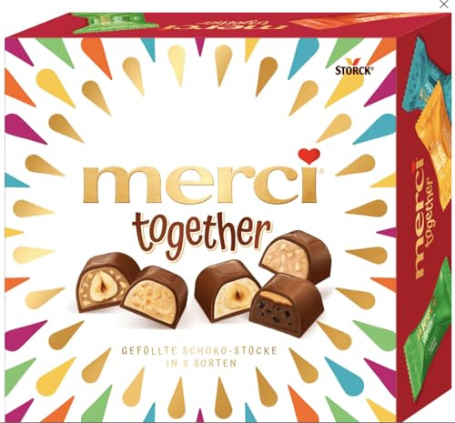 Together 175g - Assortimento di praline pregiate | Scatola da 175g - Pasticceria Tedesca di Alta Gamma - Ottima Idea Regalo - Compatibile con Merci