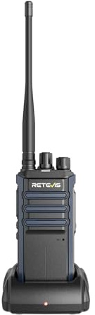 Retevis RT86A Professional 2 Way Radio, Long Range Group Call UHF Radio, 2500mAh handhållen, Enkel Ihopkoppling med RT86, VOX, Heavy Duty Walkie Talkie för Aldult (Black 1Pack)