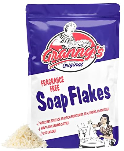 HiFEN® Soap Flakes – Original Fragrance-Free (425g Bag) | No Allergens, No Bleach | Gentle, Natural Laundry & Cleaning Soap