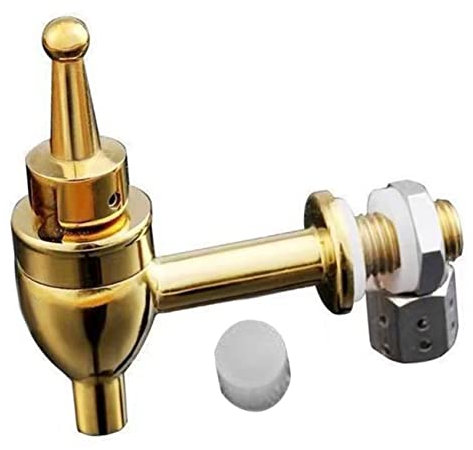 Cabilock Grifo De Cubo De Vino Inoxidable 12 Mm Acero Resistente Al Desgaste Control De Flujo Práctico para Bebida Doméstica y Suministros Elaboración De Vino Fiestas y Hogar