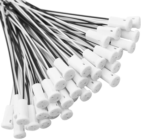 Set di 35 prese g4 con supporto in ceramica, attacco 10 cm, portalampada in ceramica, lampade a LED, lampadine alogene