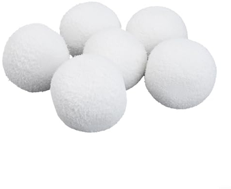 Yuanpgky Bolas de esponja reutilizables para baños, spas y acuarios, filtros flotantes lavables de 3 pulgadas que absorben el aceite, loción de grasa de escoria, paquete de 4 o 6 (6 unidades)