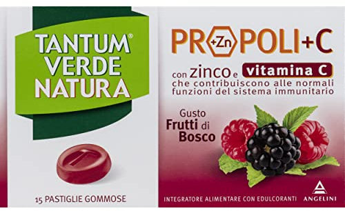 Angelini Tantum® Verde Natura Propoli+C gusto frutti di bosco
