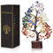 YATSKIA 7 Chakra Tree of Life, Crystals and Healing Stones, Birthday Gifts for Women - Crystal Tree for Positive Energy, Office Decor, Gifts for Women, Mom Birthday Gifts for Women