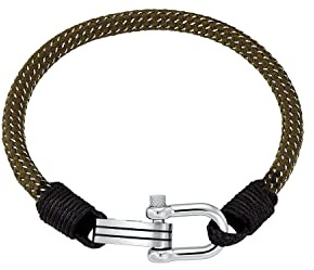 s.Oliver armband rostfritt stål herr armsmycke, 19 + 1 cm, silver, levereras i smyckespresentask, 2033922, 20, Sterlingsilver