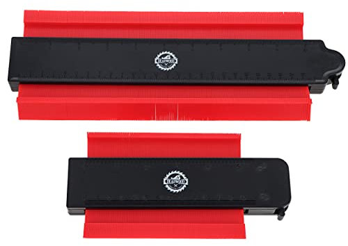 Deadwood Crafted Tools Locking Contour Gauge Tool - Measuring Duplication 5 and 10 Inch Profile Gauge Shape Contour Tool