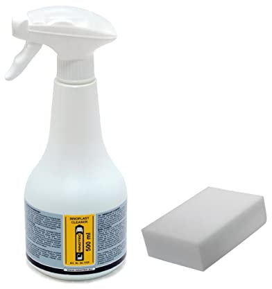 Innotec Innoplast Cleaner Flugrostentferner - entfernt Flugrost, Nikotin, Fett, Schmutz - Innoplast Cleaner 500ml mit Reinigungsschwamm - Silikonfrei für Lackierereien und Karosseriewerkstätten
