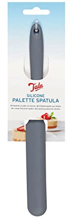 Tala Silicone Jar Spatula in Grey Colour, Heat Resistant up to 240 Degrees and Ideal for Serving All tasks of Sauces and Soups, Ideal to use with Non-Stick cookware, Dishwasher Safe