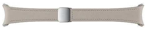 Accessoires bracelet et montre connectée Samsung Bracelet Simili cuir S M 115mm G Watch 6 Taupe