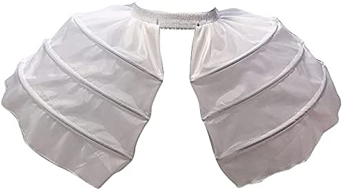 SSDH White Crinoline Pannier Underskirt Victorian Dress Rococo Baroque Dress Petticoat