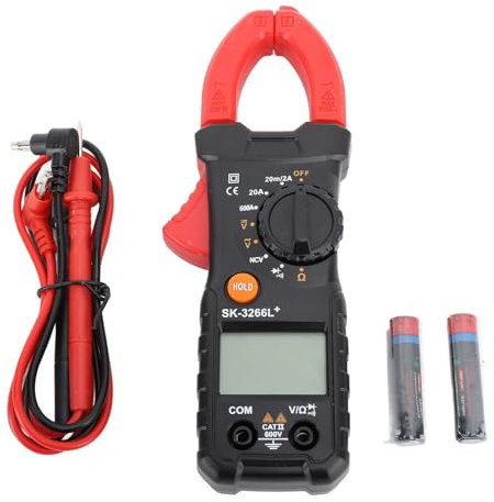 Digital Clamp Meter Multifunctional Voltage Current Resistance Tester with Backlight Display for Voltage Measurement