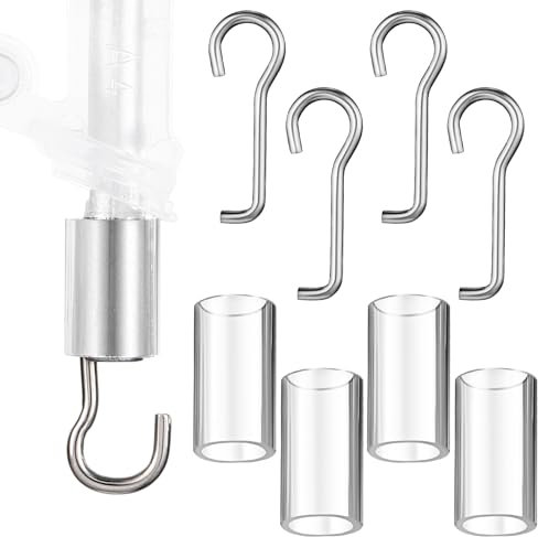 Ninehaoou 4 Set Wand Wire and Sleeve Collar for Horizontal