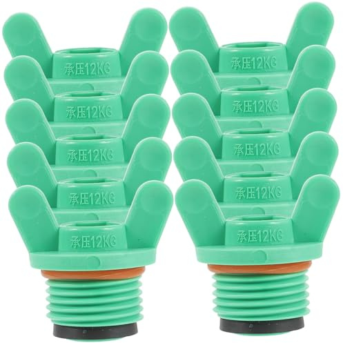 BCOATH 10piezas Tapones De Plástico para Extremos De Manguera Reemplazables Tapones De Manguera para Jardín Tapón De Tubería De Jardín Multiuso