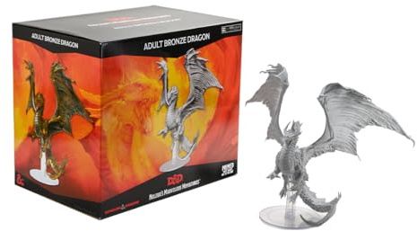 WizKids D&D Nolzur's Marvelous Miniatures to Paint Adult Bronze Dragon