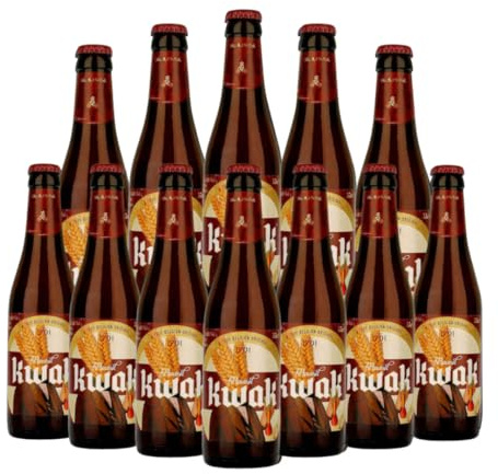 Kwak Belgian Trappist Beer 330ml Bottles - 8.0% ABV (12 Pack)