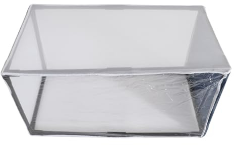 Keenso Butterflies Greenhouse Mesh Cage Sturdy PVC Structure Breeding for Observation, 42x42x77cm