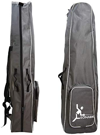 LEONARK Fencing Bag for Epee Saber and Foil - Portable Backpack for Fencing Sword Suit and Mask - Storage Bag for Both Adult and Child Fencers (Gray A)