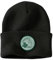 Carhartt Herren Knit Shamrock Patch Beanie Hut, Schwarz, Einheitsgröße EU