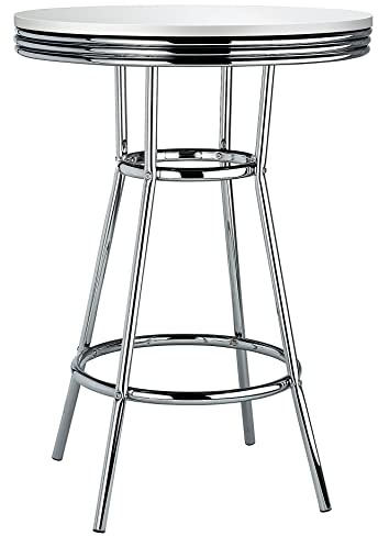 American Diner Bartisch (weiß)