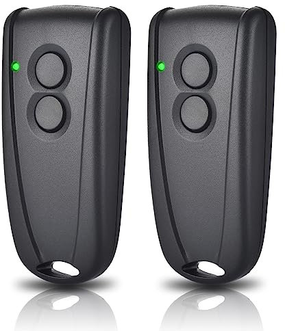 433,92 MHz Garagentoröffner Kompatibel mit Hörmann Ecostar RSE2, RSC2, Garagentor Fernbedienung 2 Stück Handsender Kompatibel mit Hormann Liftronic 500/700/800 und Portronic D2500/D5000/S4000